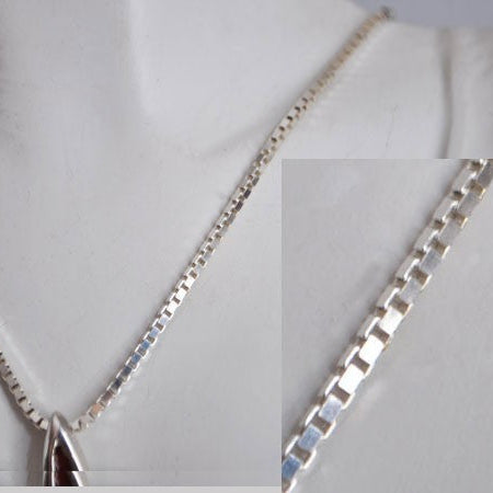 Chaîne vénitienne argent massif