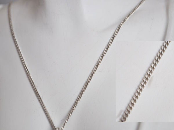 Chaîne gourmette argent massif 40 cm