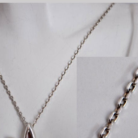 Chaîne forçat argent 40 cm