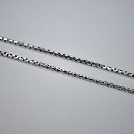 Chaîne vénitienne ronde argent massif 50 cm