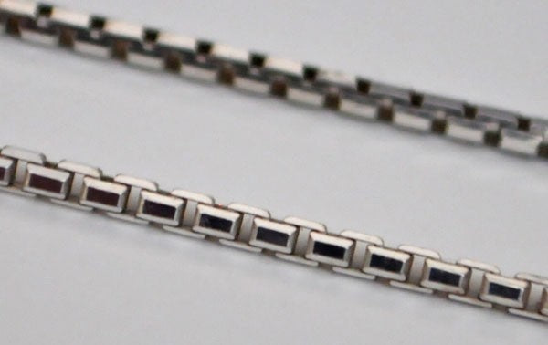 Chaîne vénitienne ronde argent massif 50 cm