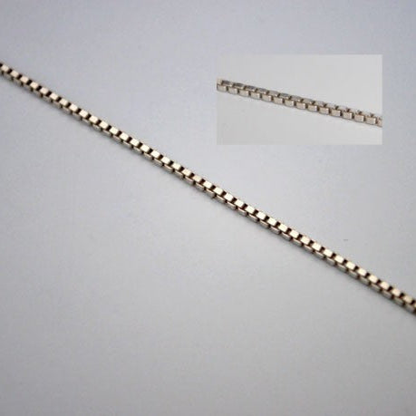 Chaîne vénitienne argent massif 50 cm