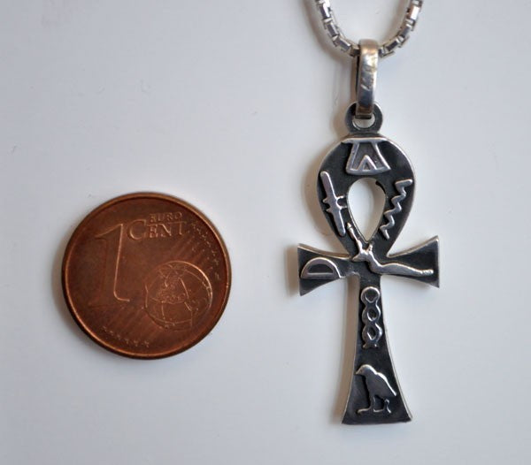 Croix de vie égyptienne argent massif 925 Arior