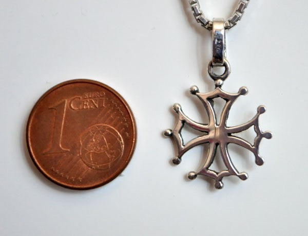Croix Occitane argent massif 925 Arior
