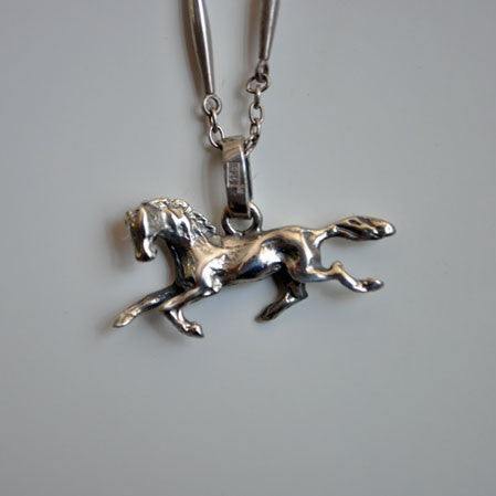 Pendentif Cheval argent massif 925 Arior