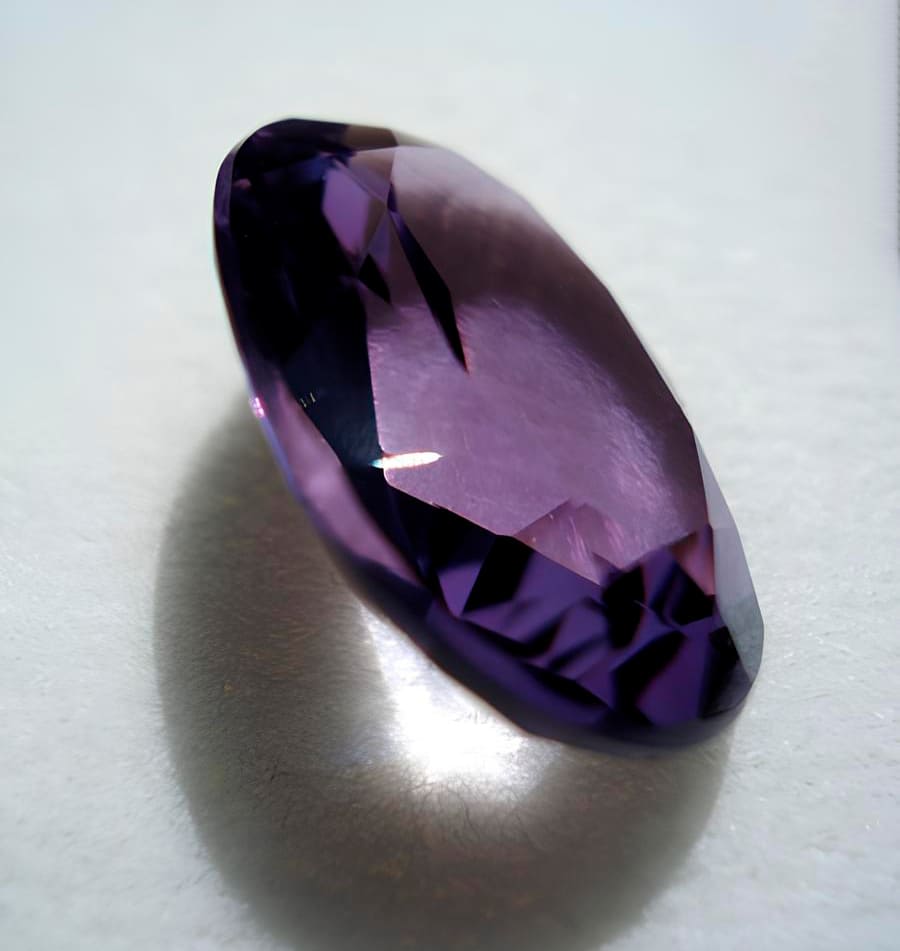 Amatista ovalada XL
