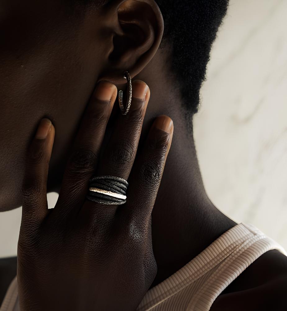 Bague Sira oxyd argent 925 Arior