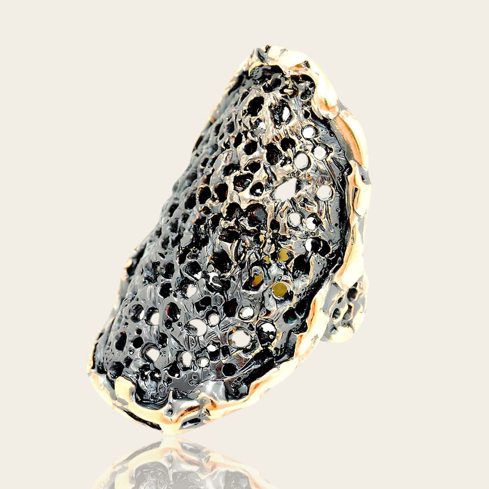 Bague Mali Golden Black Arior
