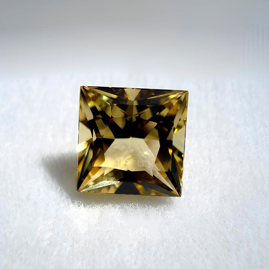 Béryl jaune clair taille princesse