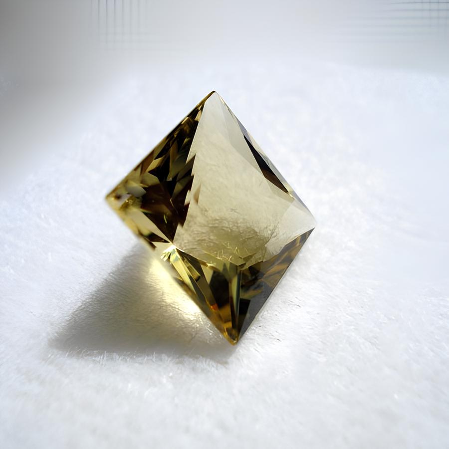 Béryl jaune clair taille princesse
