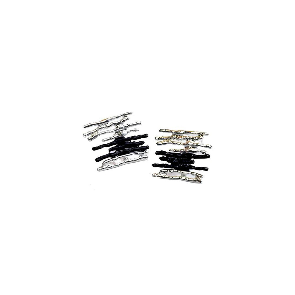 Boucles d'oreilles Diluvi Mat argent 925 Arior