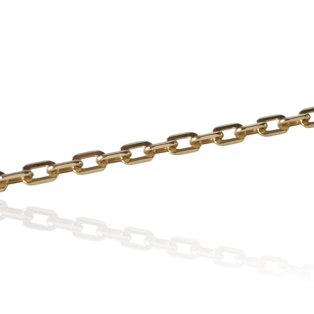 Bracelet forçat or jaune 750 Caplain