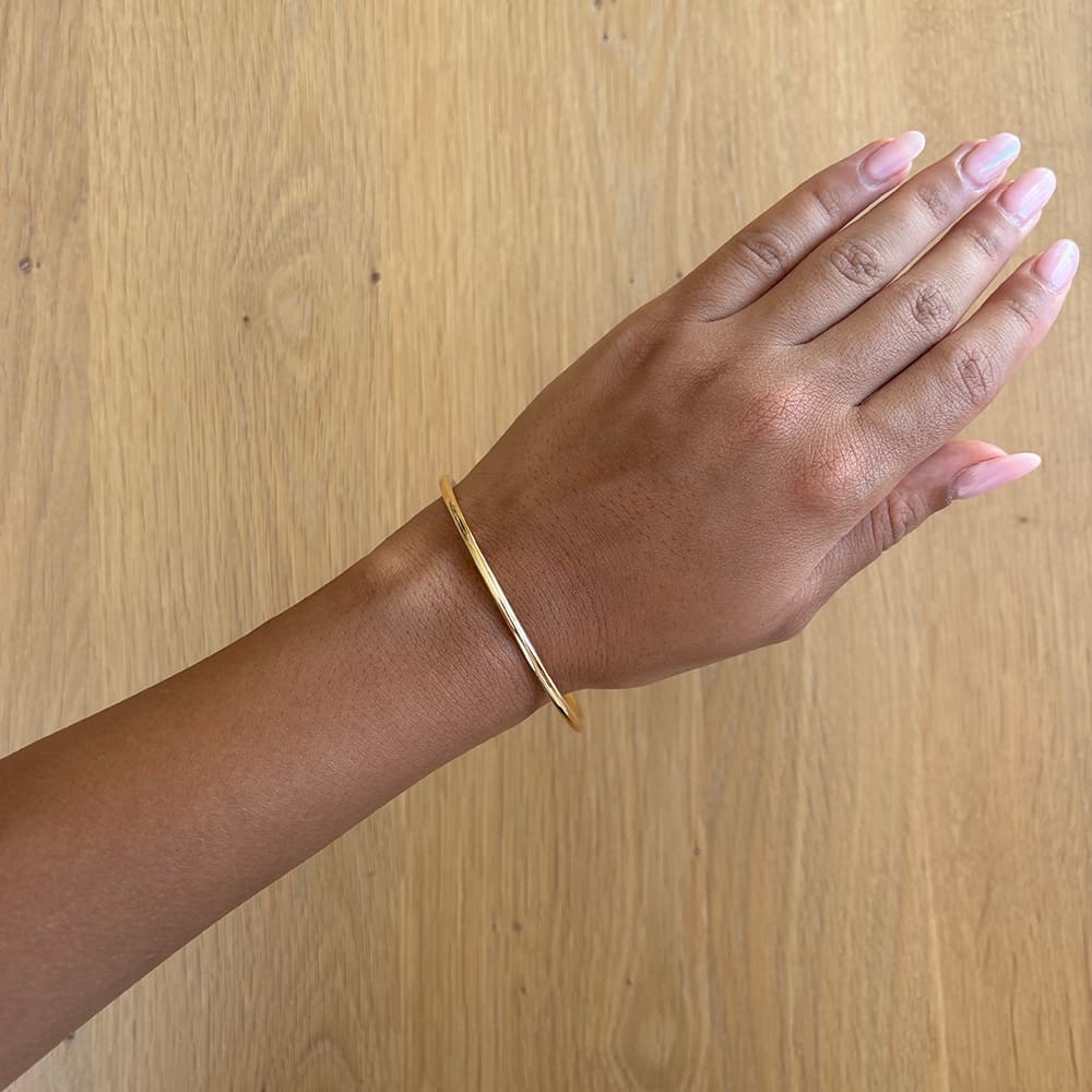 Bracelet jonc or jaune 750 2.9 mm