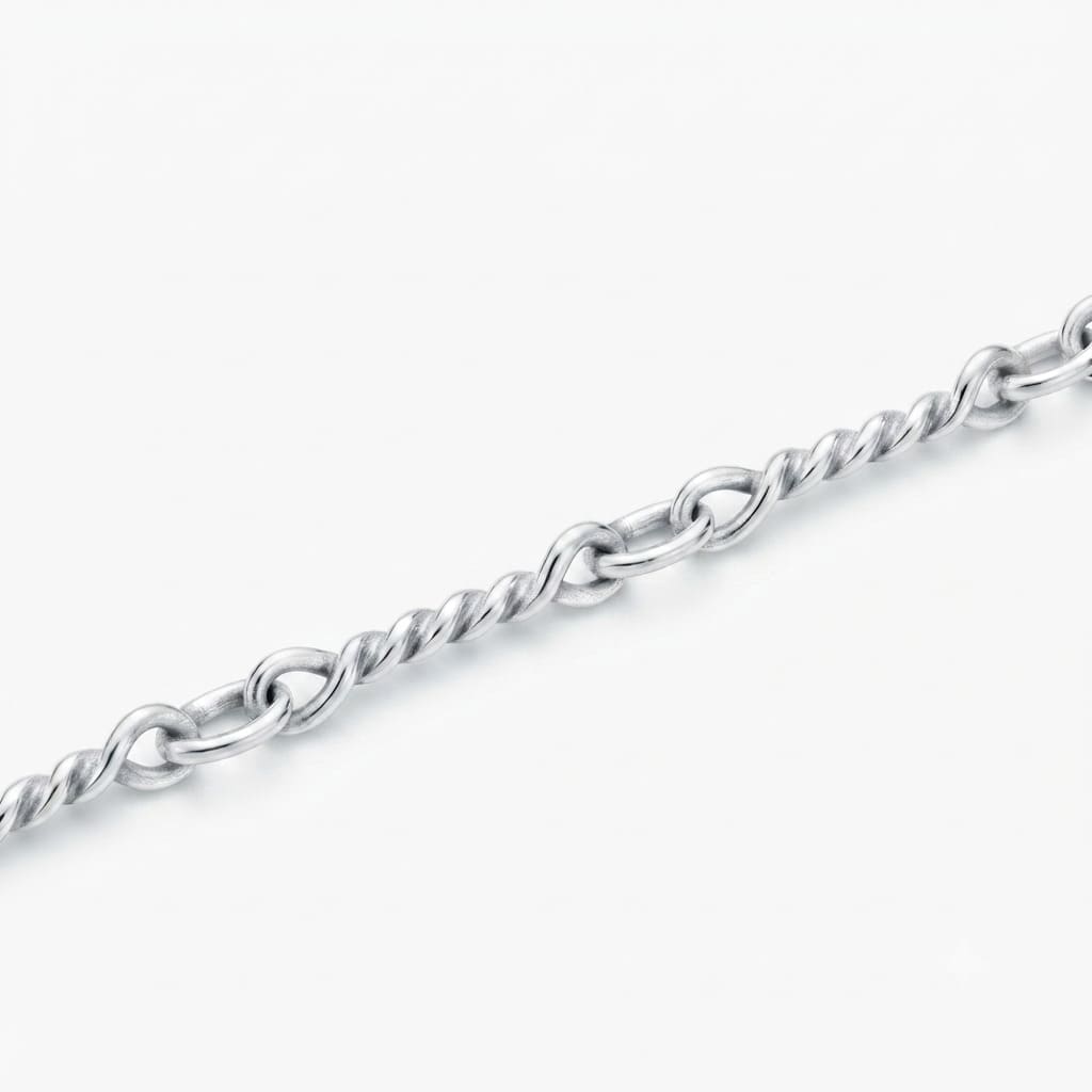 Bracelet torsade argent massif 925