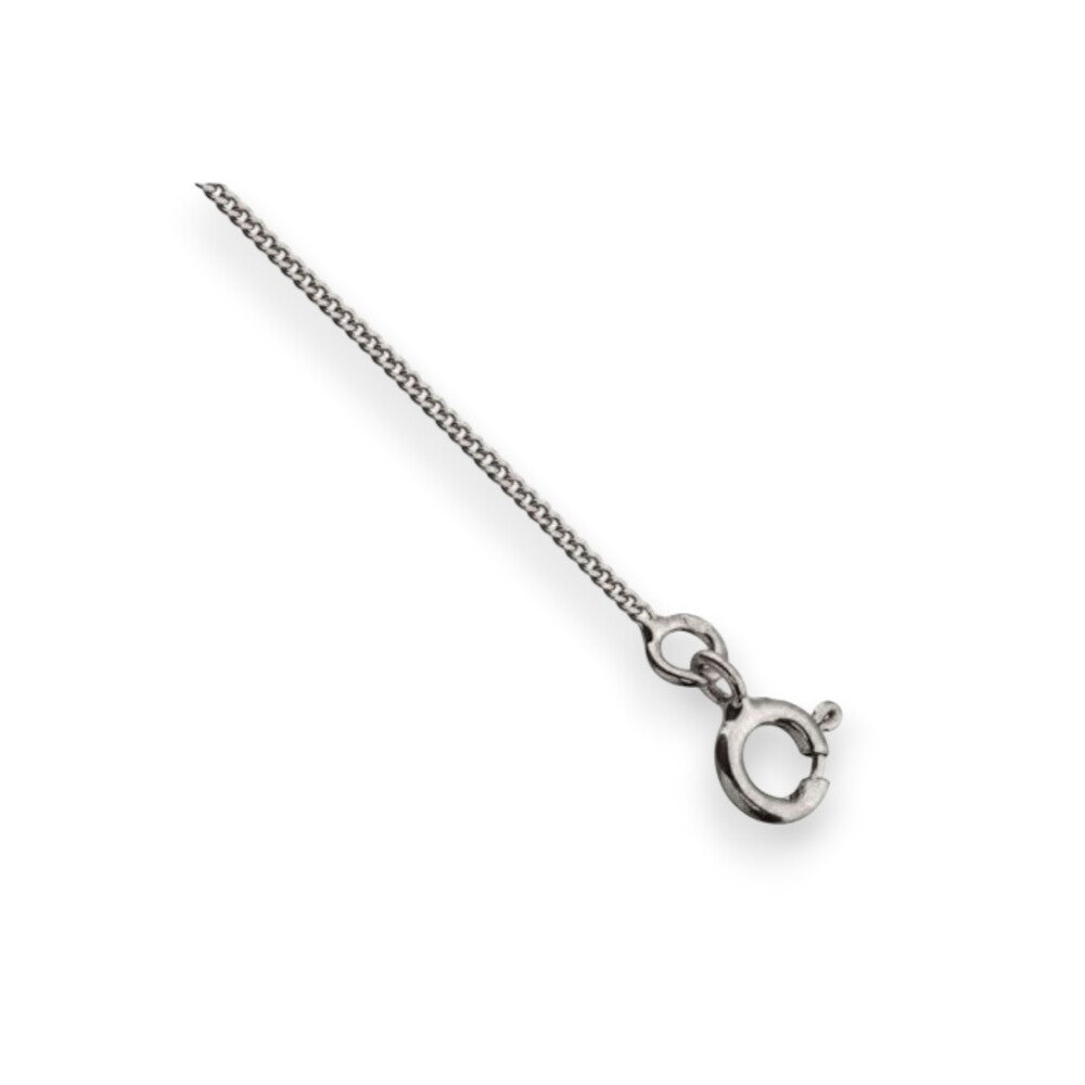 Chaîne gourmette argent massif 40 cm