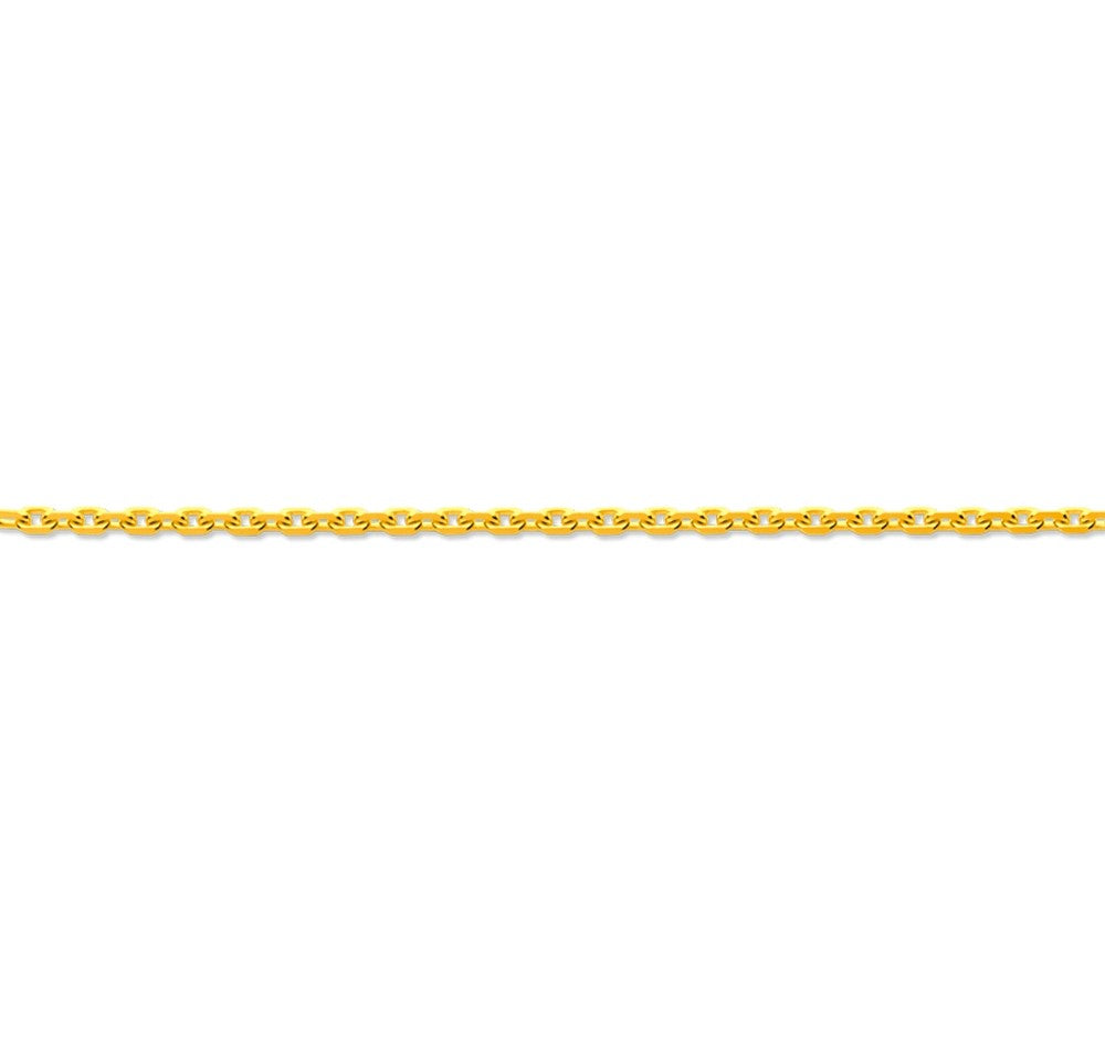 Chaîne forçat or jaune 750 45 cm