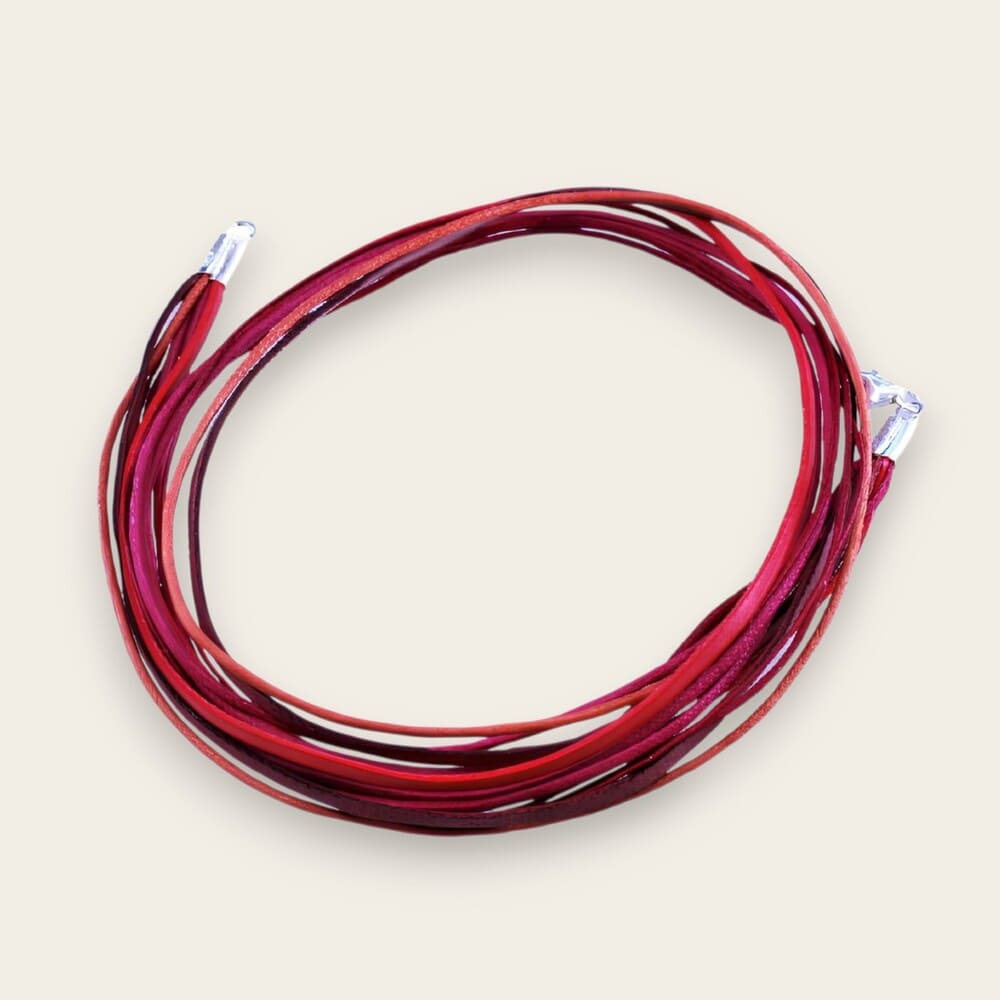 Cordón rojo Arior de 7 hebras
