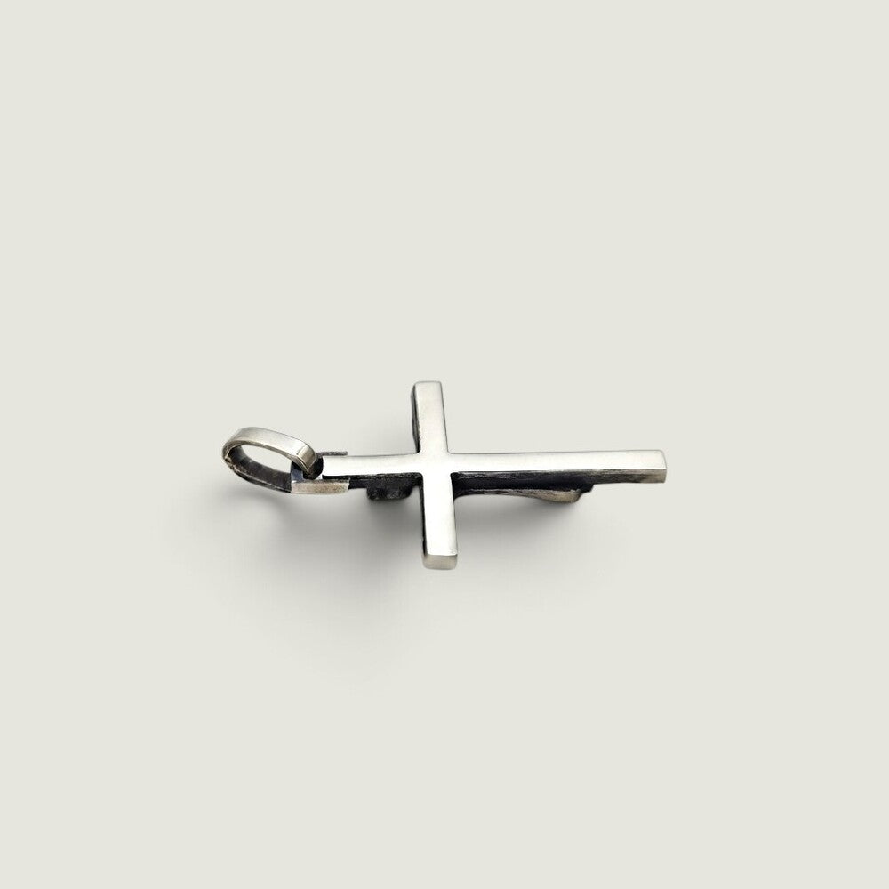 Cross with Christ in solid 925 silver Arior PM