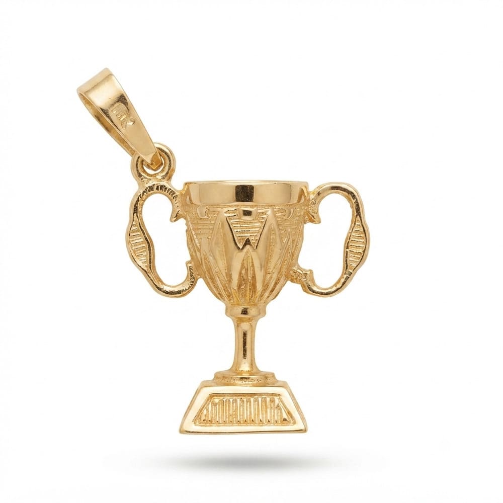Pendentif trophée or jaune 750